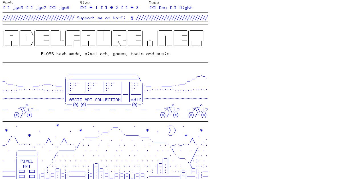 Screenshot of web page.