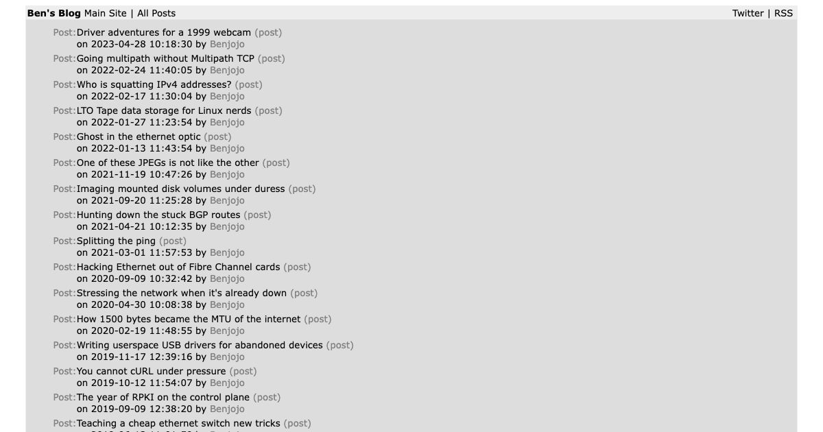 Screenshot of web page.