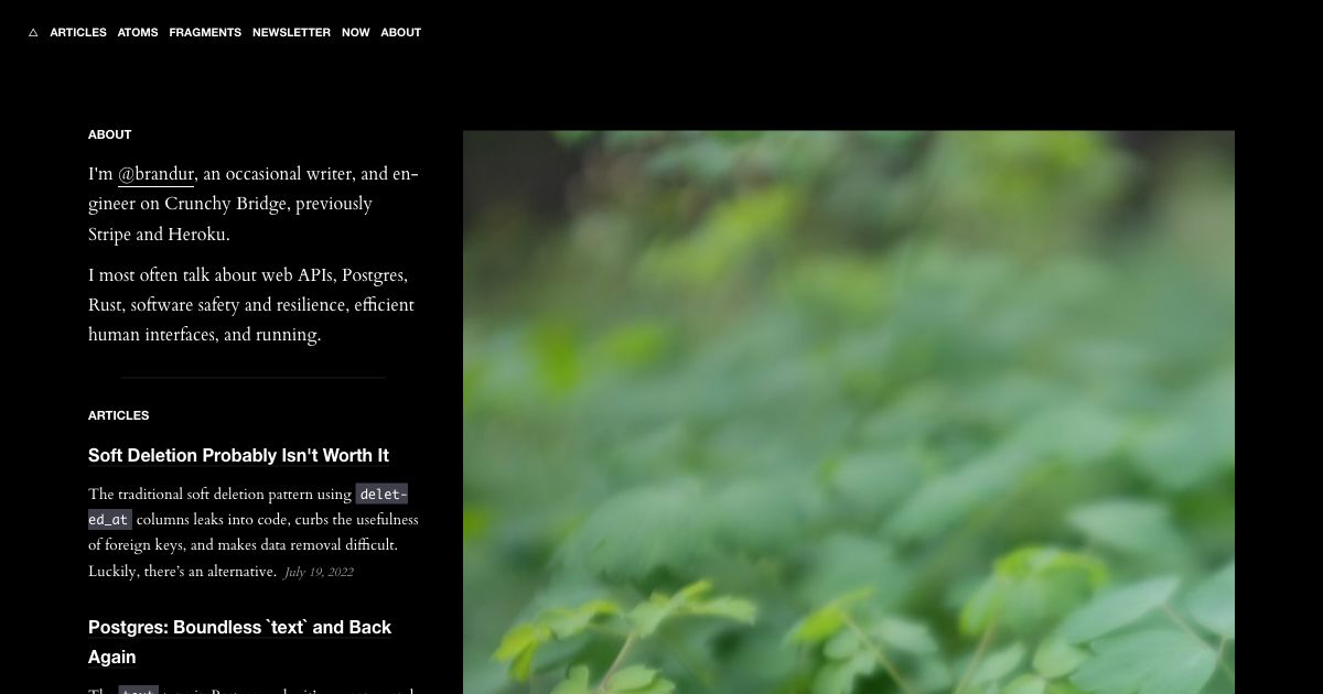 Screenshot of web page.