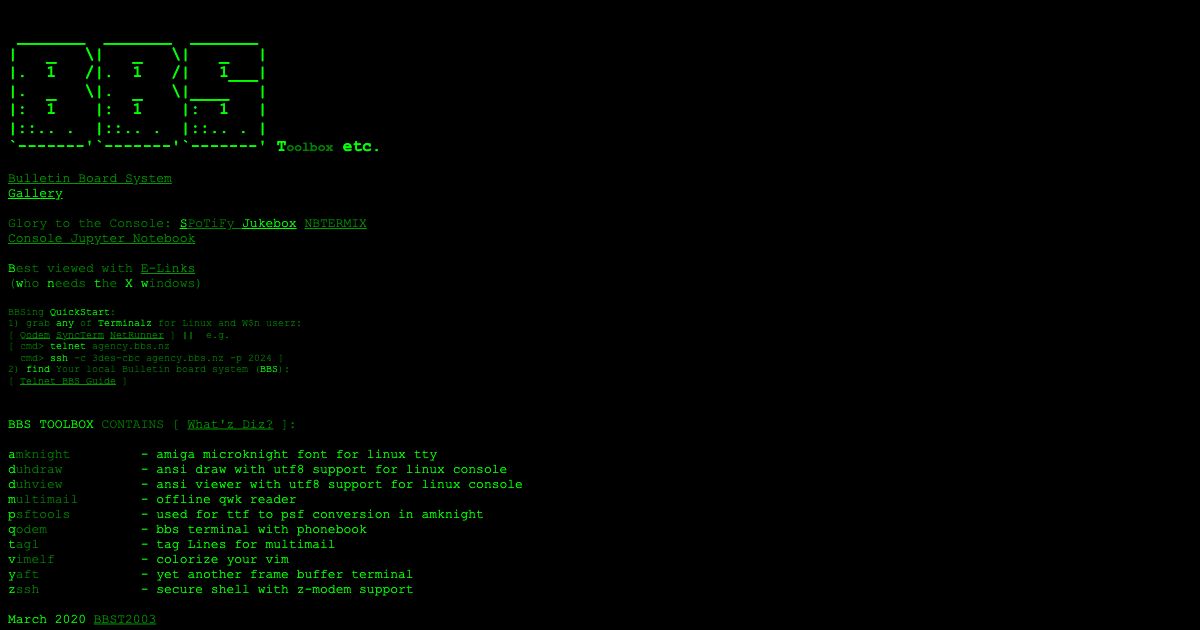 Screenshot of web page.
