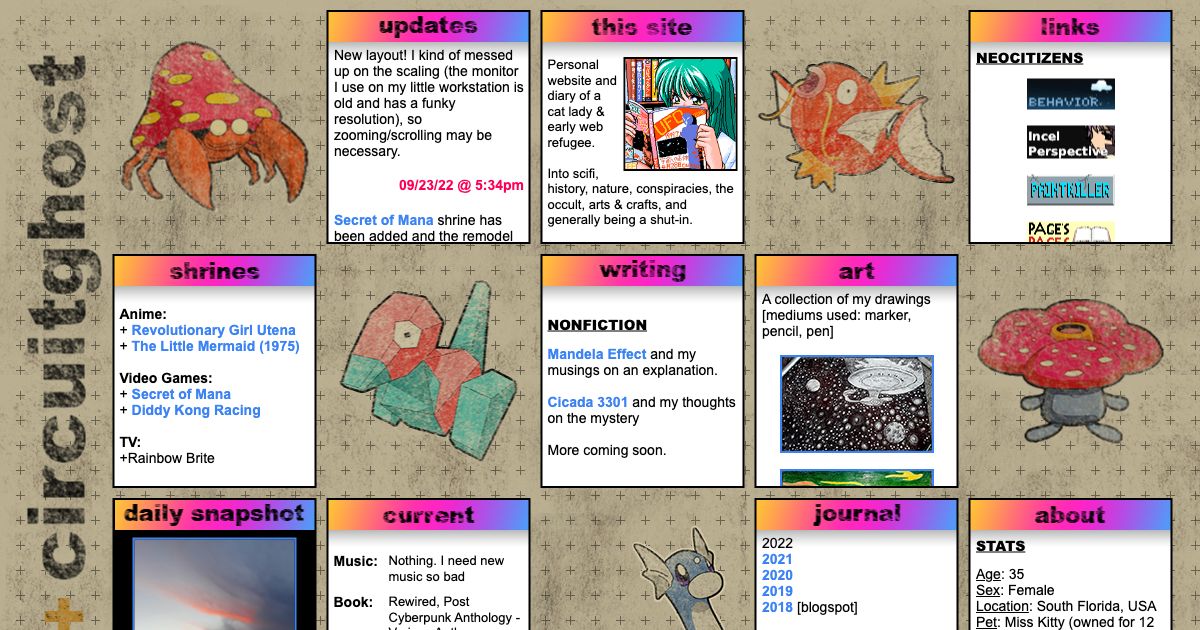 Screenshot of web page.