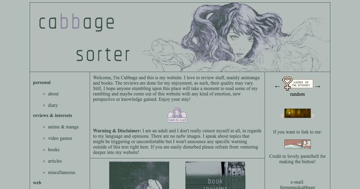 Screenshot of web page.