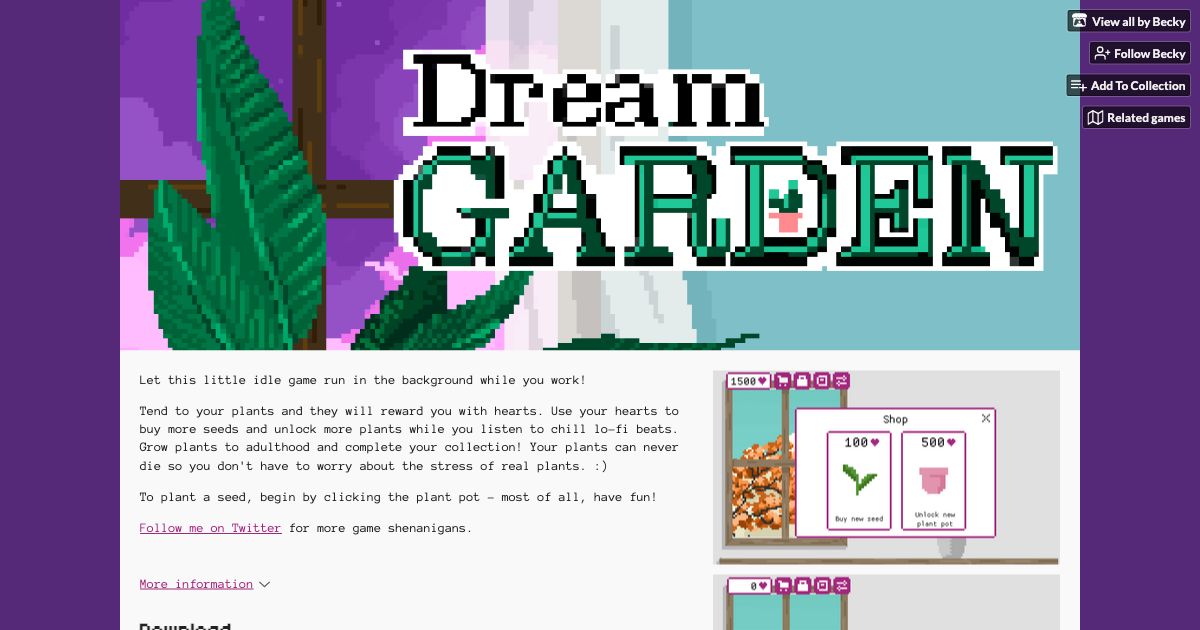 Screenshot of web page.