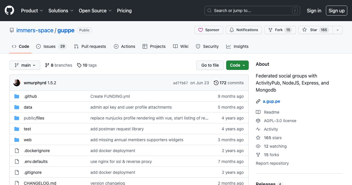Screenshot of web page.