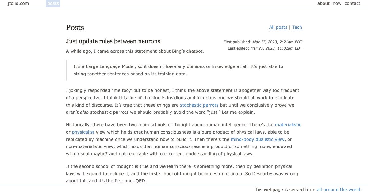 Screenshot of web page.