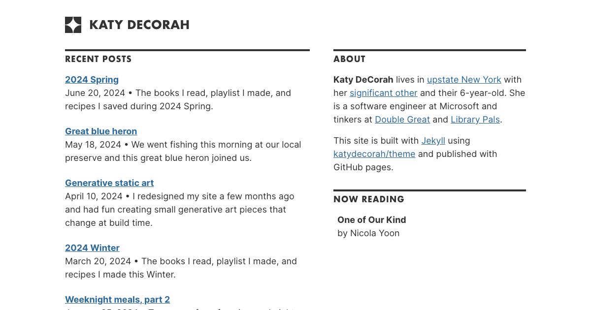 Screenshot of web page.