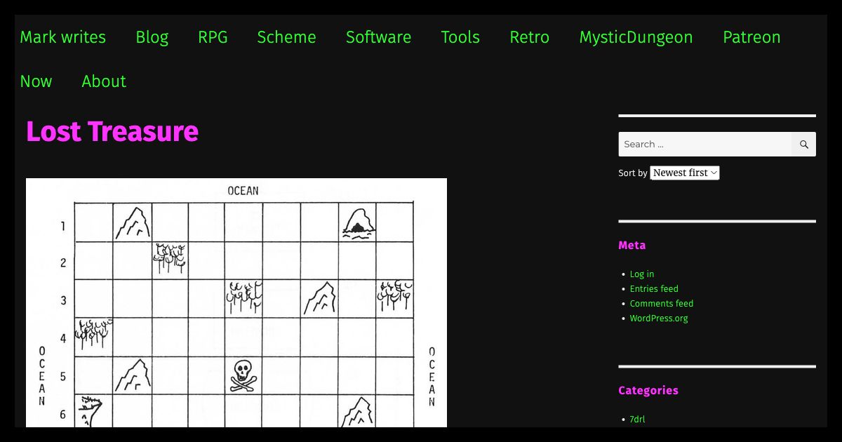 Screenshot of web page.