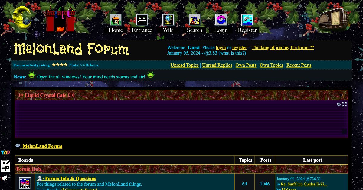 Screenshot of web page.