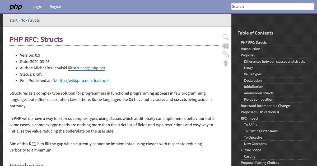 Screenshot of web page.