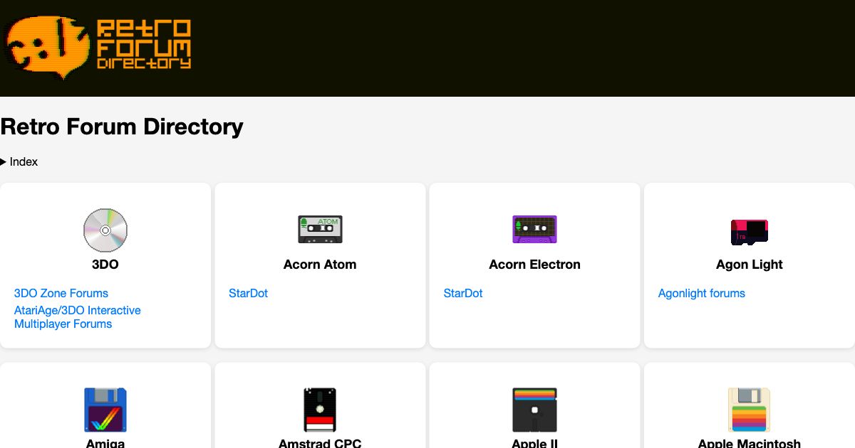 Screenshot of web page.