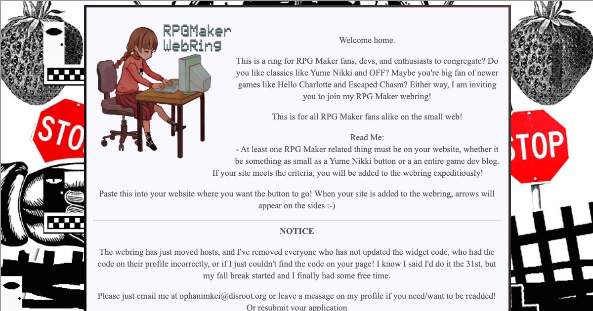 Screenshot of web page.