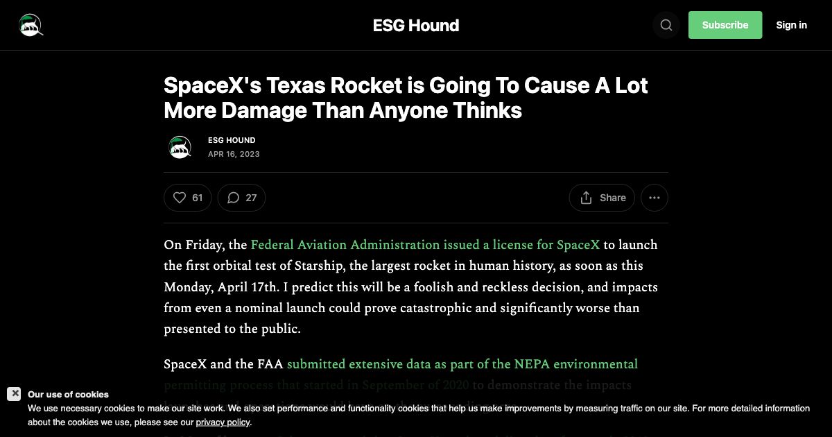 Screenshot of web page.