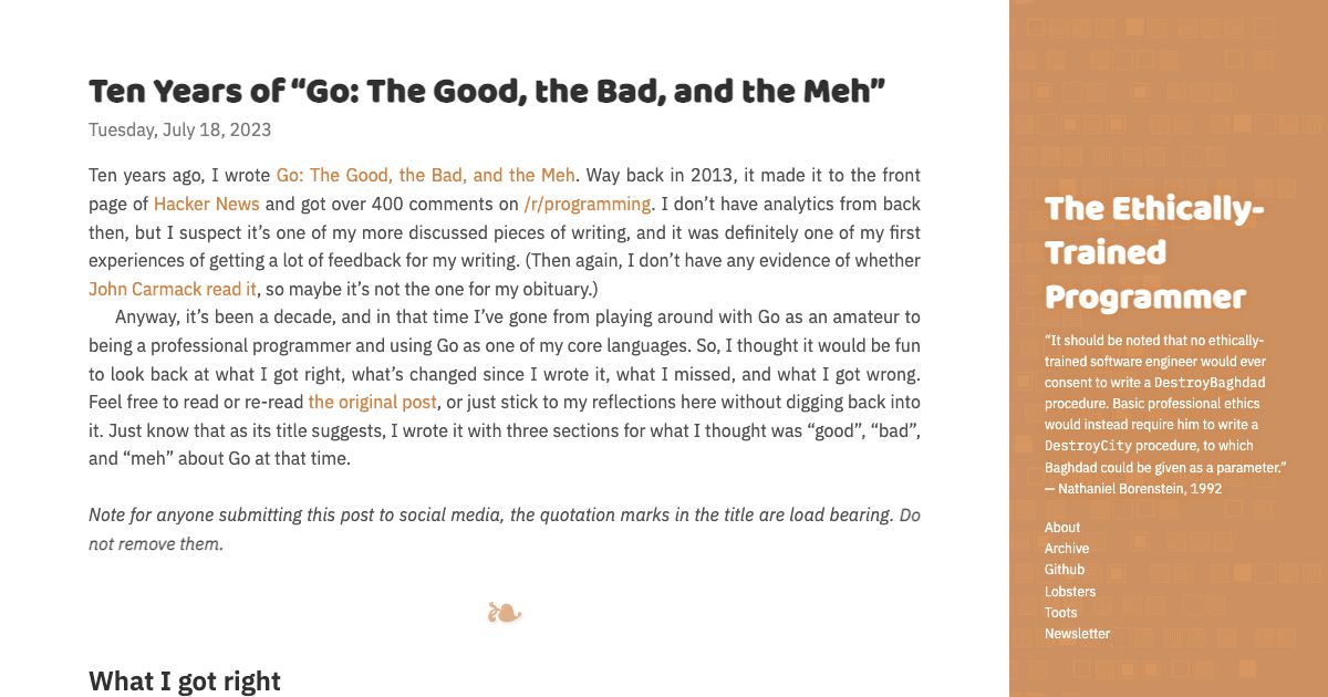 Screenshot of web page.