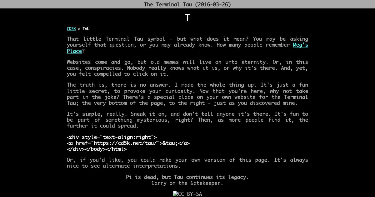 Screenshot of web page.