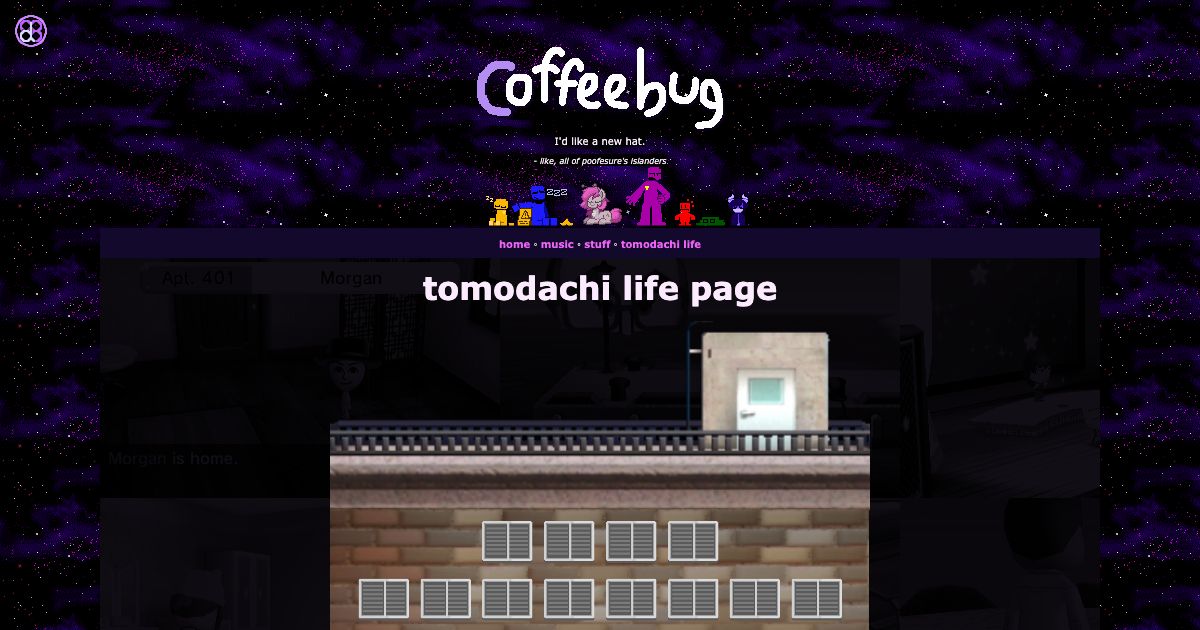 Screenshot of web page.