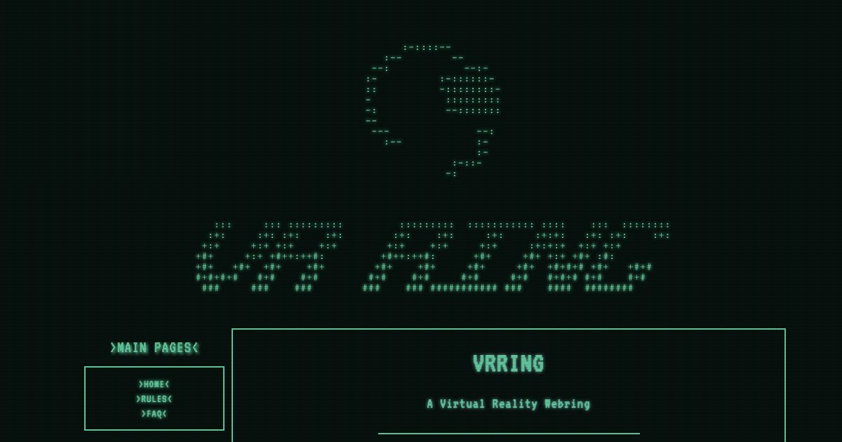 Screenshot of web page.