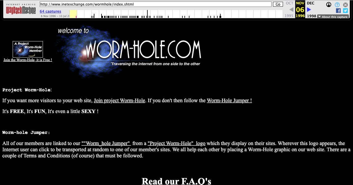 Screenshot of web page.